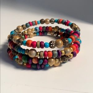 Memory wire wrap bracelet